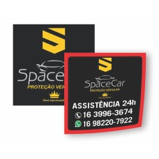 1.000 - Adesivos Vinil transparente Troca de Óleo 4x4