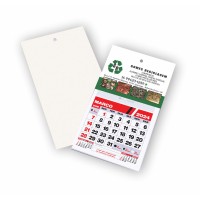 1.000 - Calendários/Folhinha - 8,7x14,4cm - Verniz Total - com Furo
